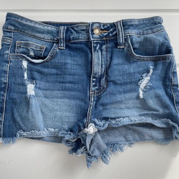 Lot of Destructed High Waist Shortie Jean Shorts RSQ/Pacific Sun/SO/Tgla/Windsor - Picture 11 of 16